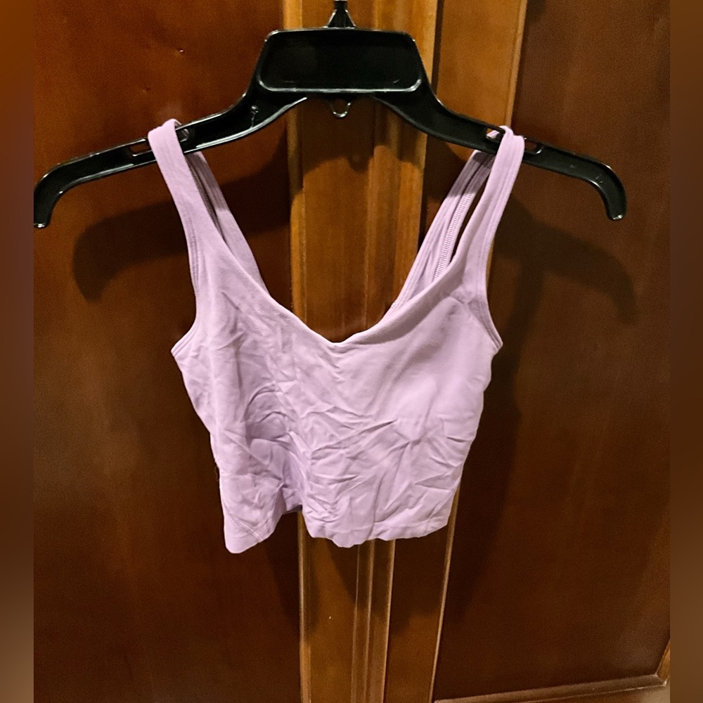 Lululemon Mauve/ Purple Crop Top Size 0